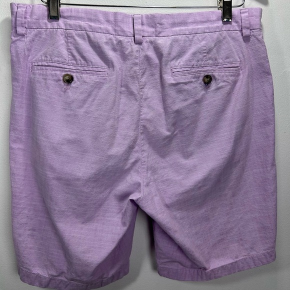 Vineyard Vines Men's Lavender Cotton BlendFlat Front Chino Shorts 34" Waist - Picture 4 of 7